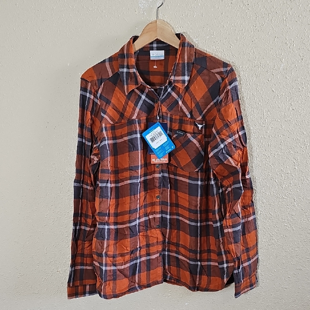 Columbia Long Horns Casual Buttpn-Down Shirt. - Picture 1 of 6